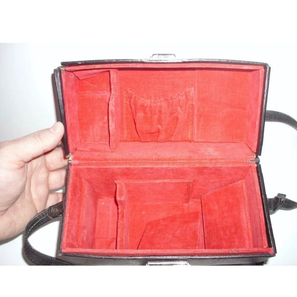 Olympus Camera Bag Case VTG camera case Olympus-Pen F Combi Case. Black EXCELLEN